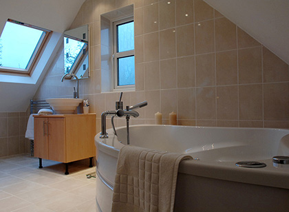 Loft conversion bathroom